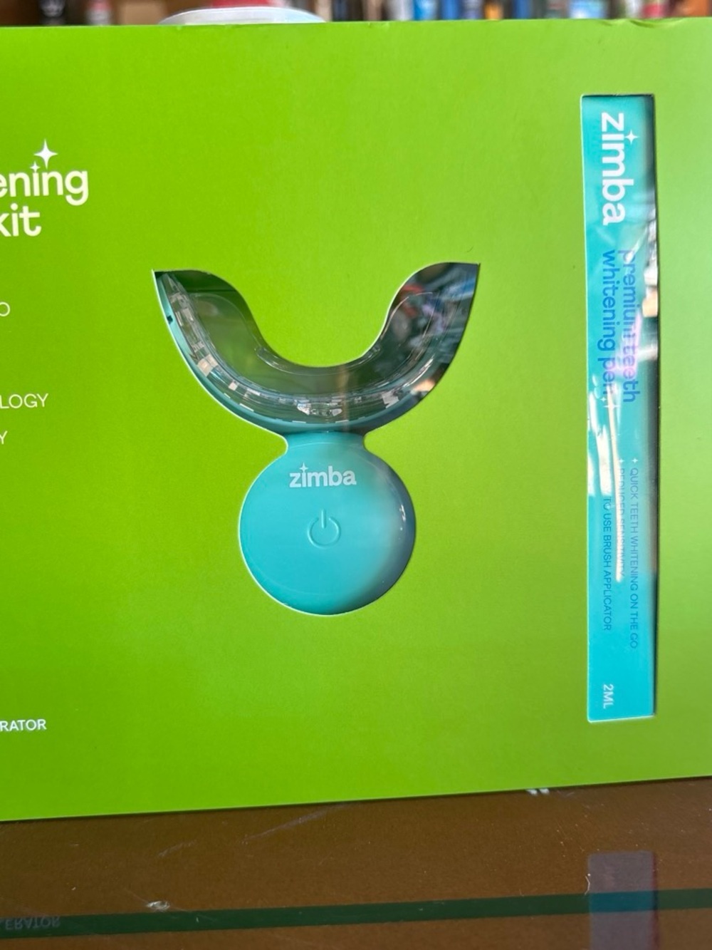 Zimba Teal LED Teeth Whitening Kit